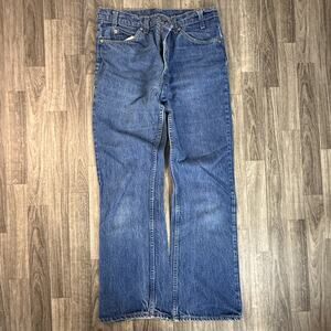 RARE Levi’s 517 Orange Tab Selvedge Jeans 34x31 Early 1970s USA Made Small “e”